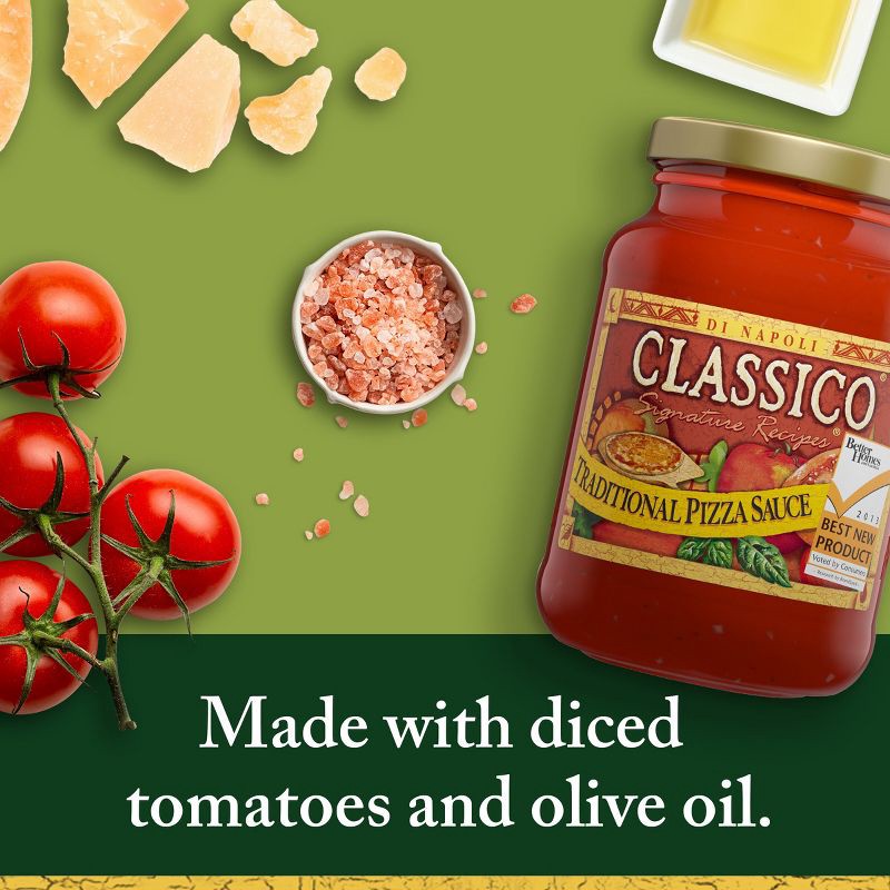 slide 2 of 10, Classico Traditional Pizza Sauce - 14oz, 14 oz