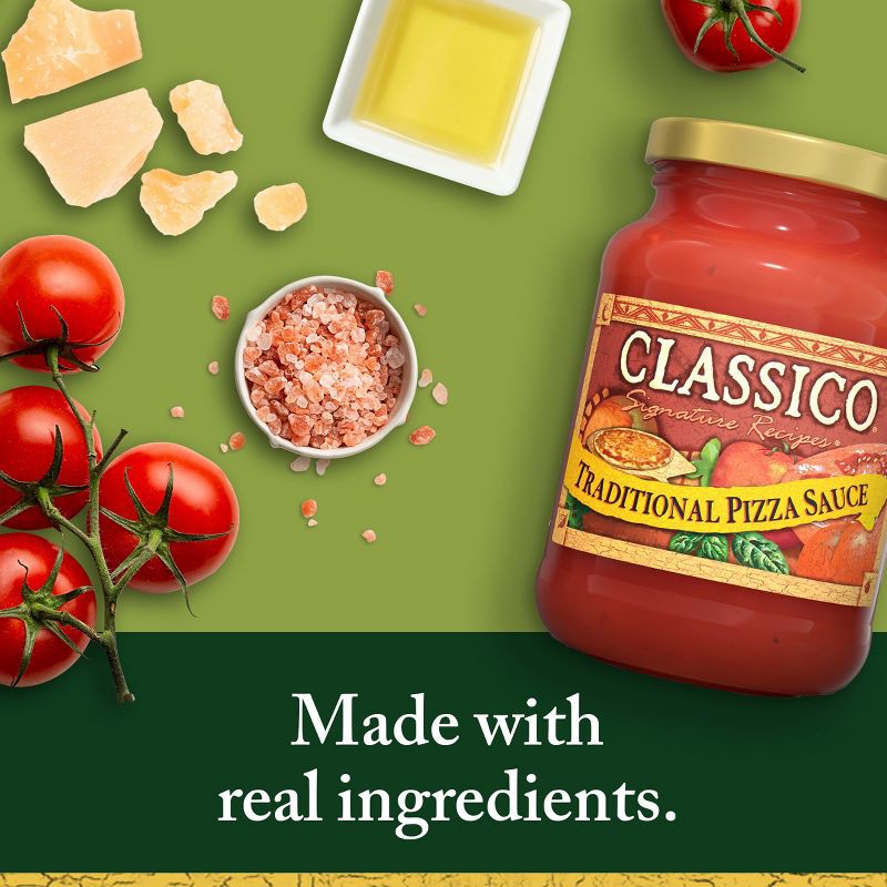 slide 3 of 10, Classico Traditional Pizza Sauce - 14oz, 14 oz