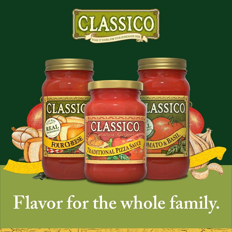 slide 6 of 10, Classico Traditional Pizza Sauce - 14oz, 14 oz