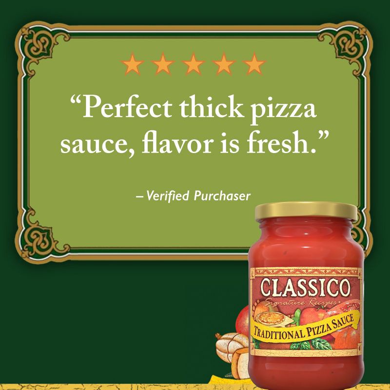slide 8 of 10, Classico Traditional Pizza Sauce - 14oz, 14 oz