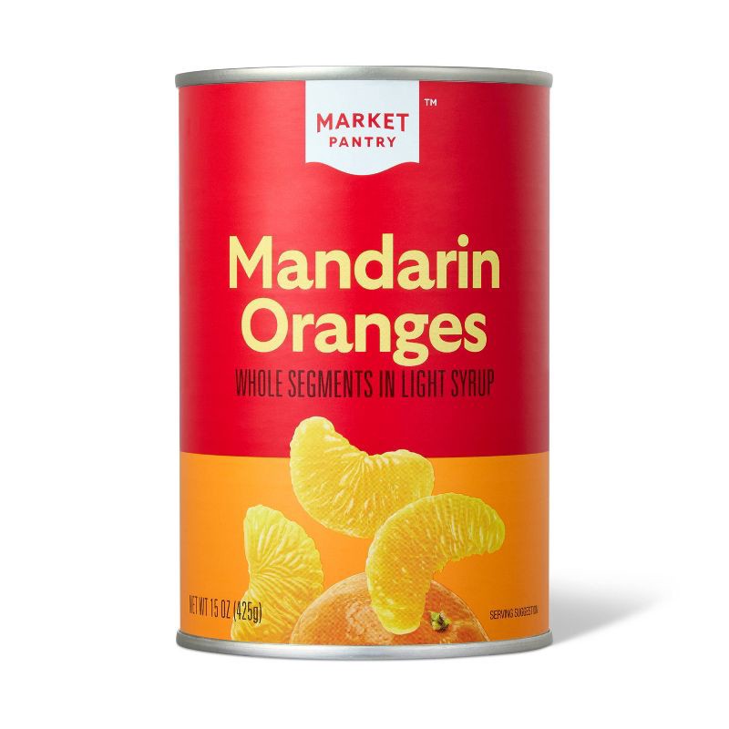 slide 1 of 3, Mandarin Oranges 15oz - Market Pantry™, 15 oz