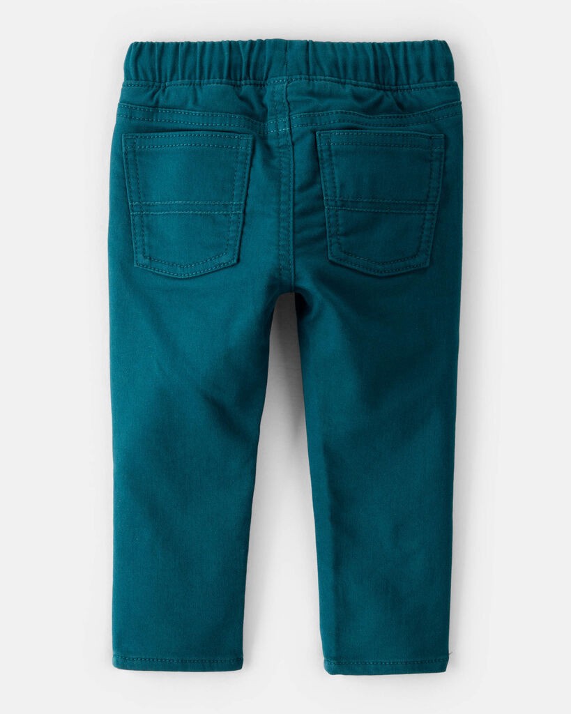 slide 3 of 3, Oshkosh Baby Boy Drawstring Pants - Green Teal 12M, 1 ct