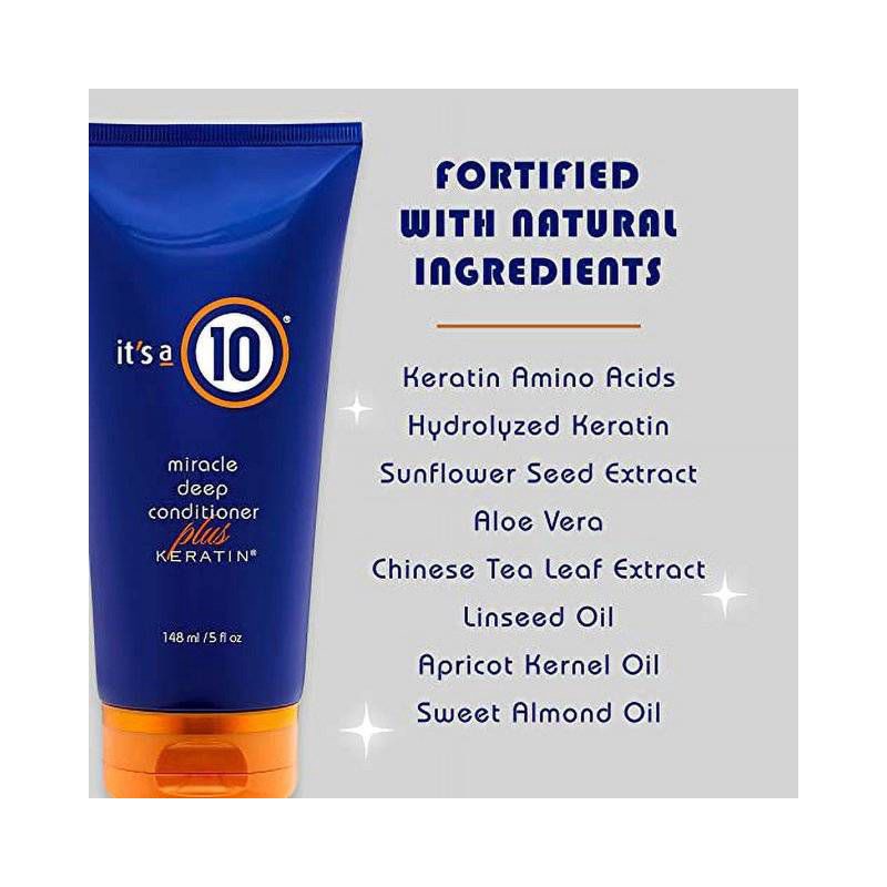 slide 5 of 5, It's a 10 Miracle Plus Keratin Deep Conditioner - 5 fl oz, 5 fl oz