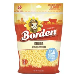 Borden Gouda Shredded Cheese