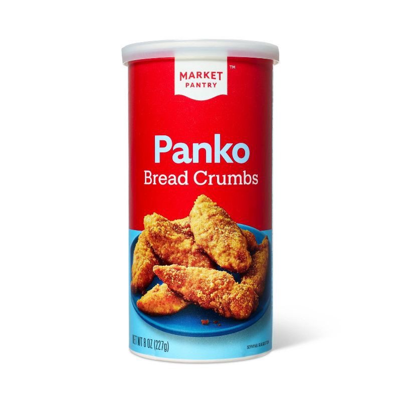 slide 1 of 5, Plain Panko Bread Crumbs - 8oz - Market Pantry™, 8 oz