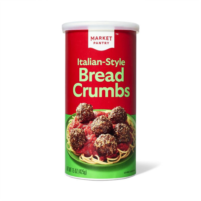 slide 1 of 3, Italian-Style Bread Crumbs - 15oz - Market Pantry™, 15 oz