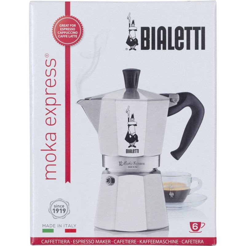 slide 5 of 5, BIALETTI Moka 6 Cup Express Espresso Maker, 1 ct