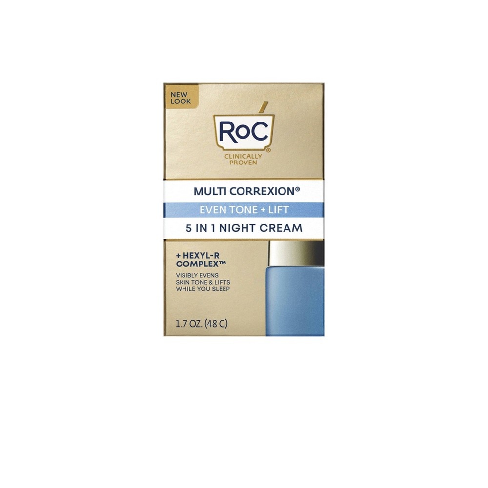 slide 3 of 6, RoC Multi Correxion 5 in 1 Restoring Night Cream, 1.7 oz