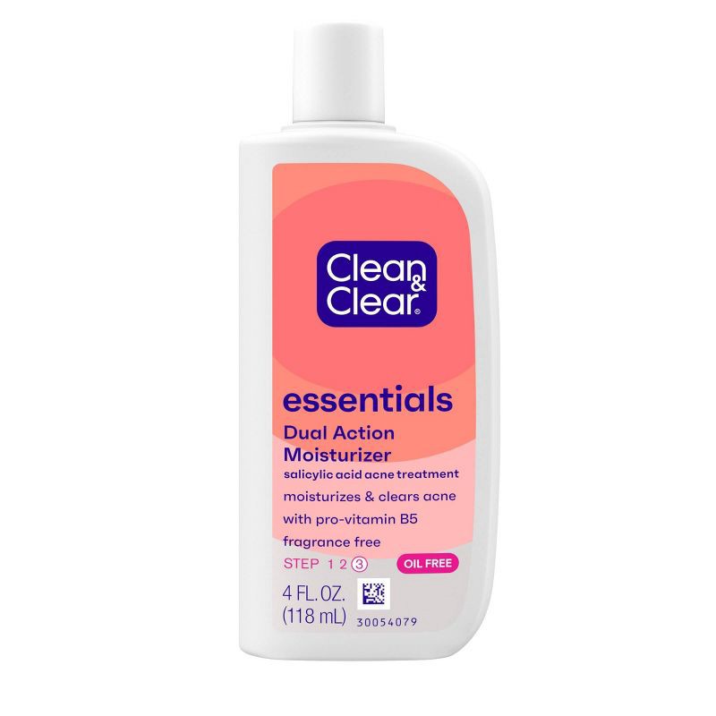 slide 2 of 13, Clean & Clear Essentials Dual Action Facial Moisturizer for Acne-Prone Skin - 4 fl oz, 4 fl oz