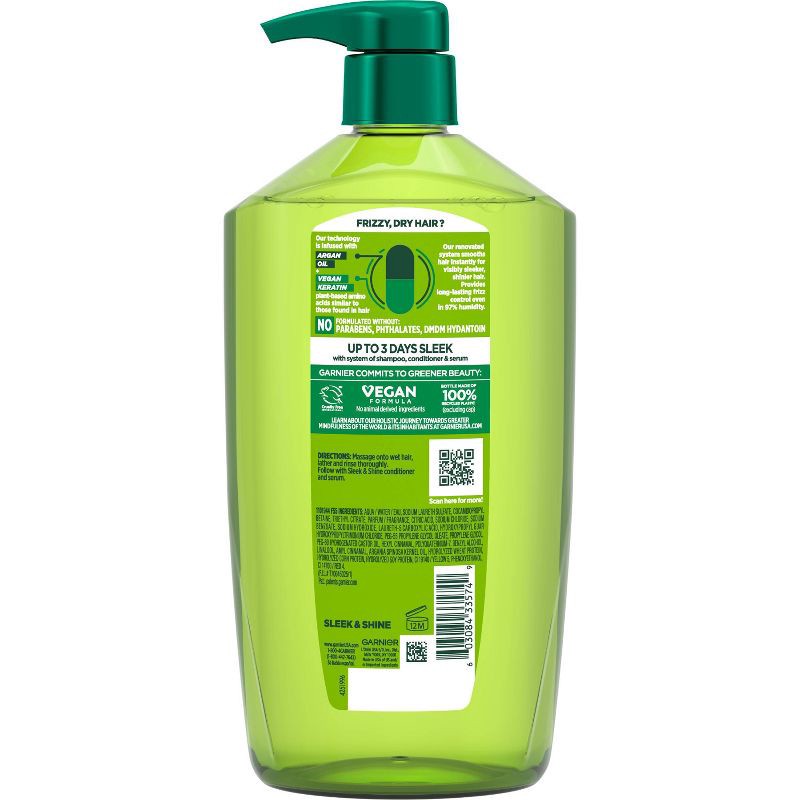 slide 11 of 11, Garnier Fructis with Active Fruit Protein Sleek & Shine Shampoo - 33.8 fl oz, 33.8 fl oz
