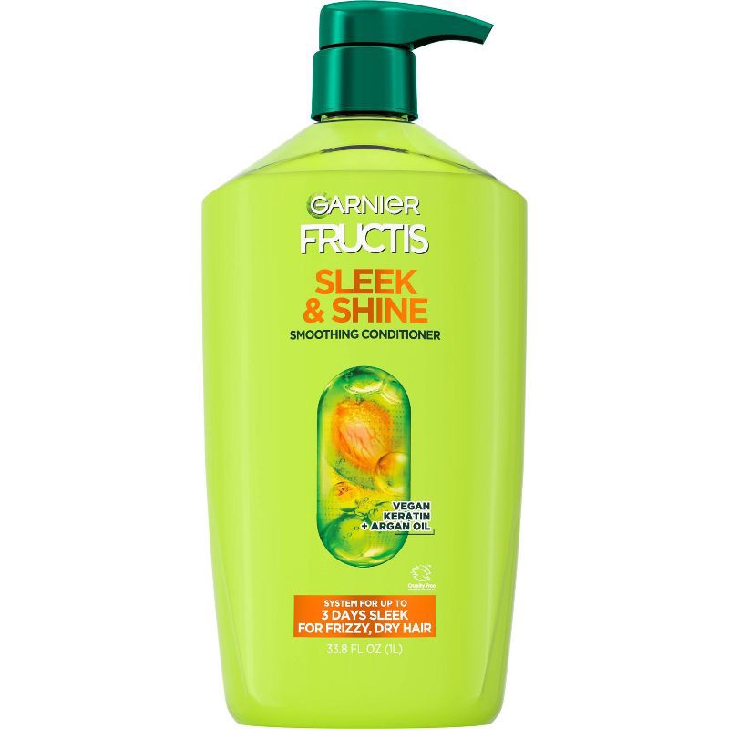 slide 1 of 11, Garnier Fructis with Active Fruit Protein Sleek & Shine Conditioner - 33.8 fl oz, 33.8 fl oz
