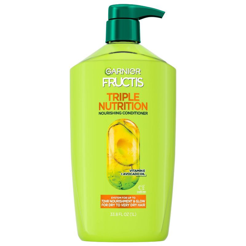 slide 1 of 6, Garnier Fructis Active Fruit Protein Triple Nutrition Fortifying Conditioner - 33.8 fl oz, 33.8 fl oz
