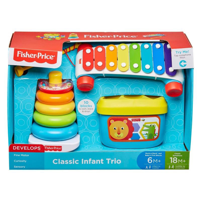 slide 6 of 6, Fisher-Price Classic Infant Trio Gift Set, 1 ct