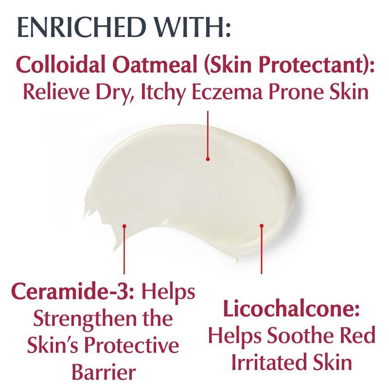 slide 3 of 20, Eucerin Eczema Relief Body Cream for Dry Skin Unscented - 8oz, 8 oz