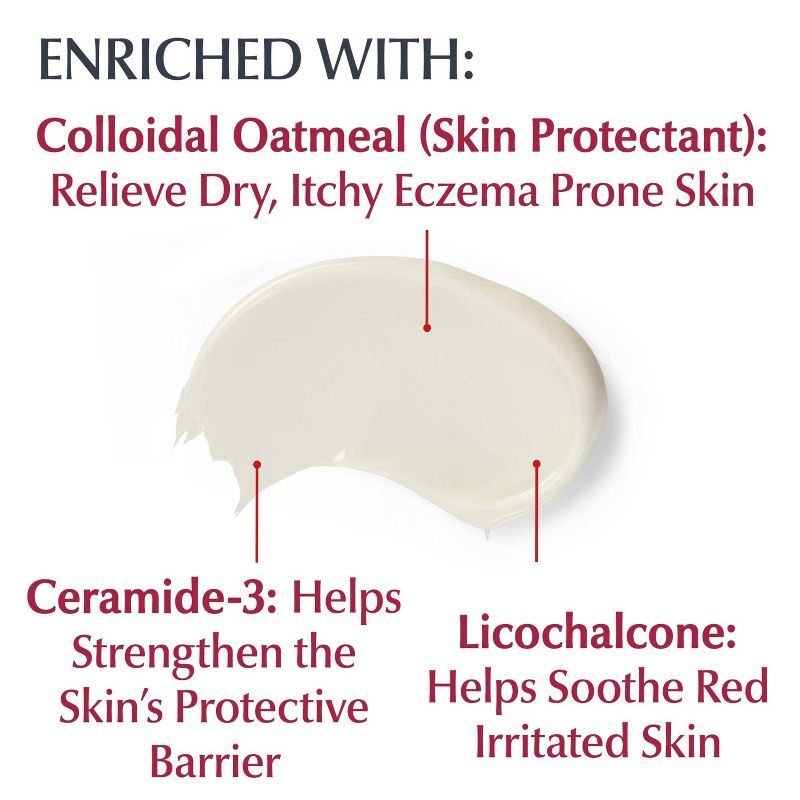 slide 15 of 20, Eucerin Eczema Relief Body Cream for Dry Skin Unscented - 8oz, 8 oz