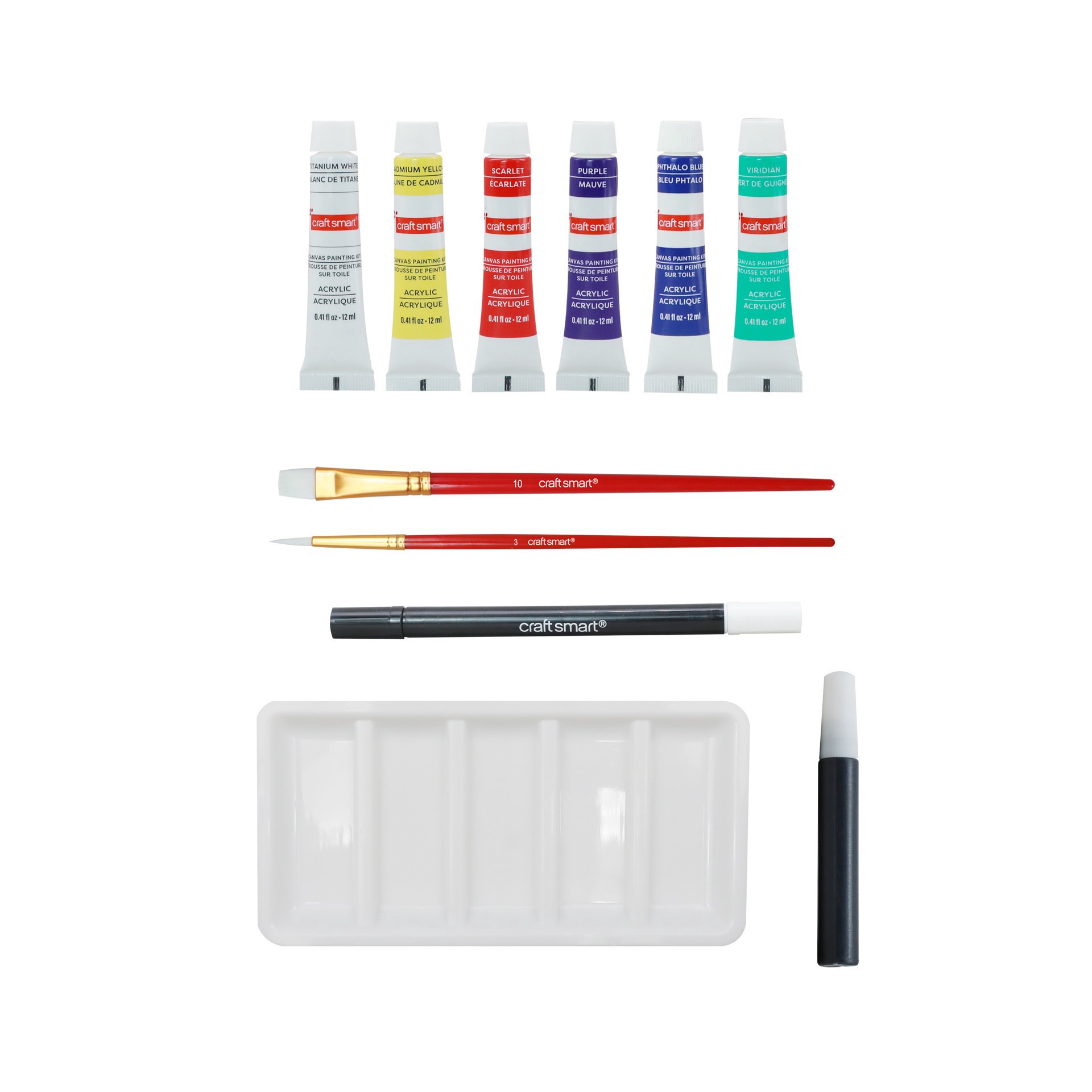 slide 4 of 5, 8" X 10" Abstract Face Canvas Paint Kit By Craft Smart, 8 in x 10 in