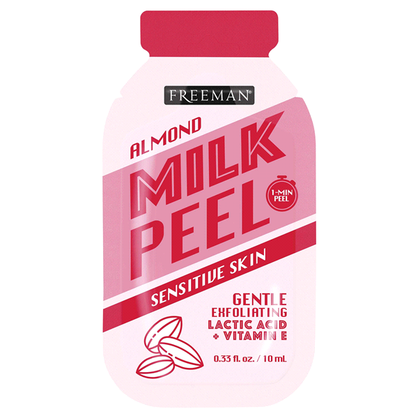 slide 1 of 1, Freeman Milk Peel Sachet - Alm, 0.33 oz