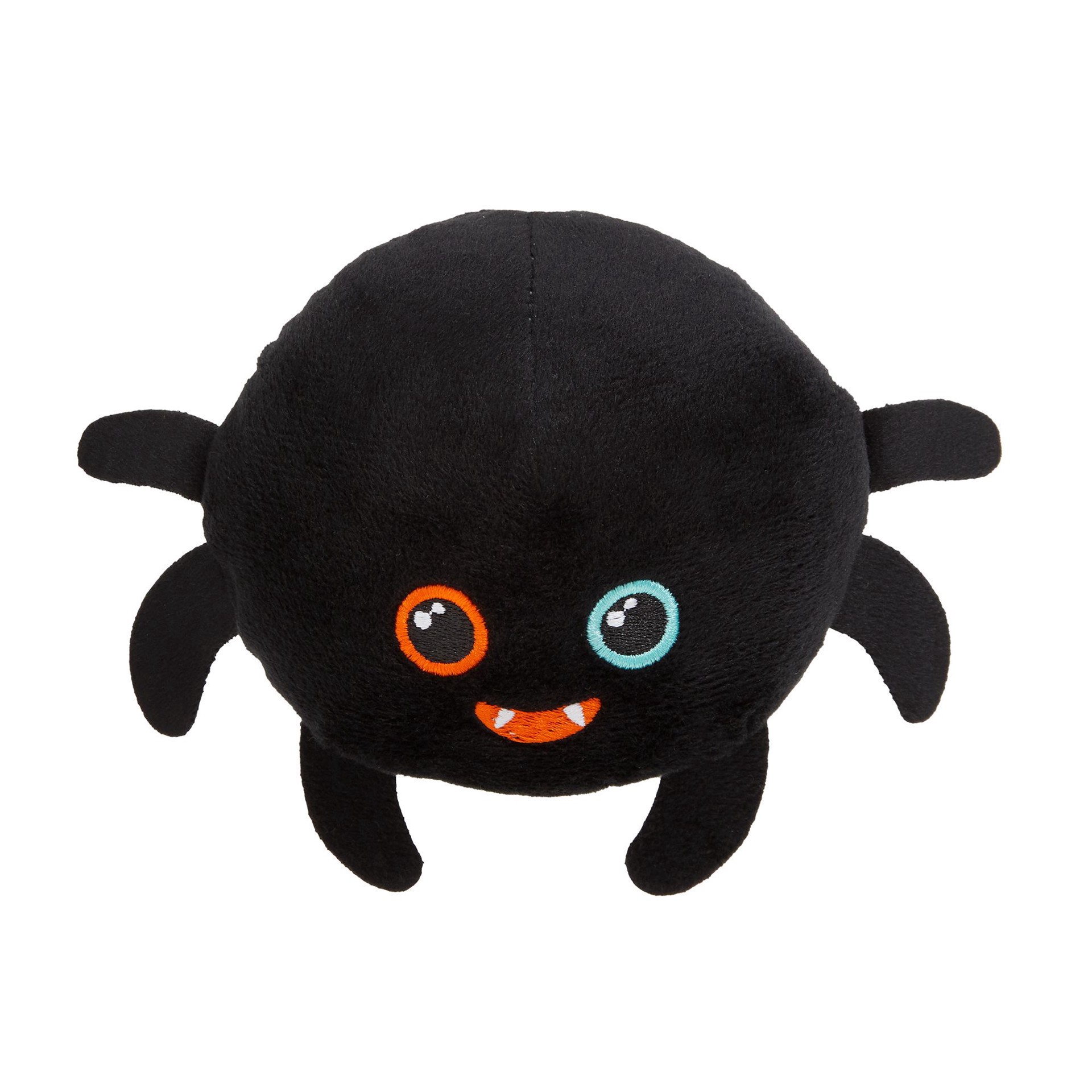 slide 1 of 1, Pet Halloween Thrills & Chills Halloween Plush Spider Dog Toy - Squeaker, Crinkle, 1 ct