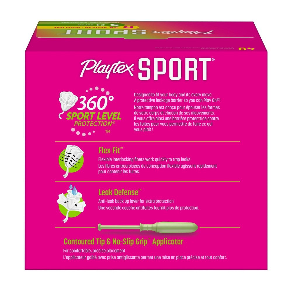 slide 2 of 6, Playtex Sport Multipack Tampons - Plastic - Unscented - Regular/Super - 48ct, 48 ct