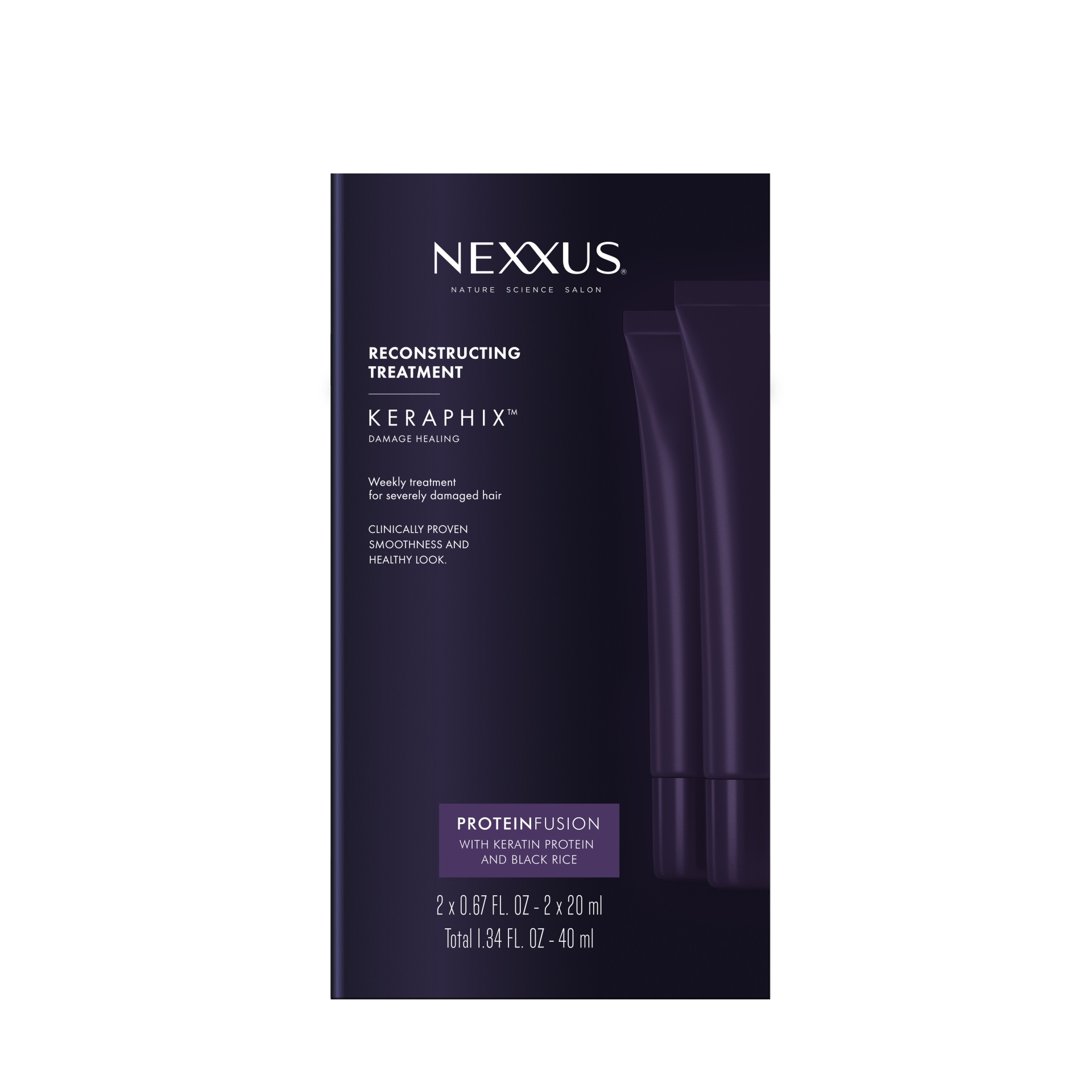 slide 1 of 7, Nexxus Keraphix Damage Healing Treatment Gel, 2 ct