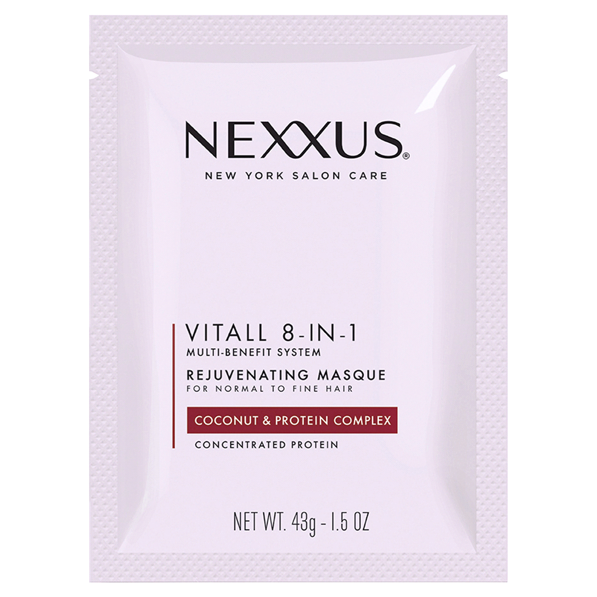 slide 2 of 8, Nexxus New York Salon Care Vitall 8-In-1 Coconut & Protein Complex Rejuvenating Masque, 1.5 fl oz