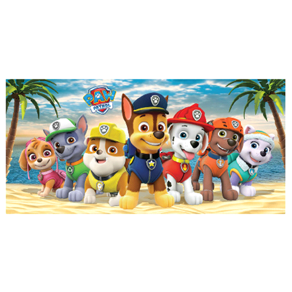slide 1 of 1, PAW Patrol Make A Stand Beach Towel, 28 in x 58 in