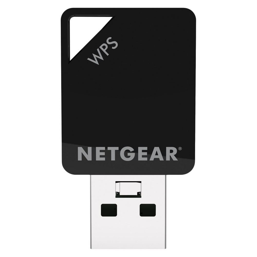 slide 3 of 5, Netgear Wireless AC Adapter AC600 Dual Band - Black (A6100), 1 ct