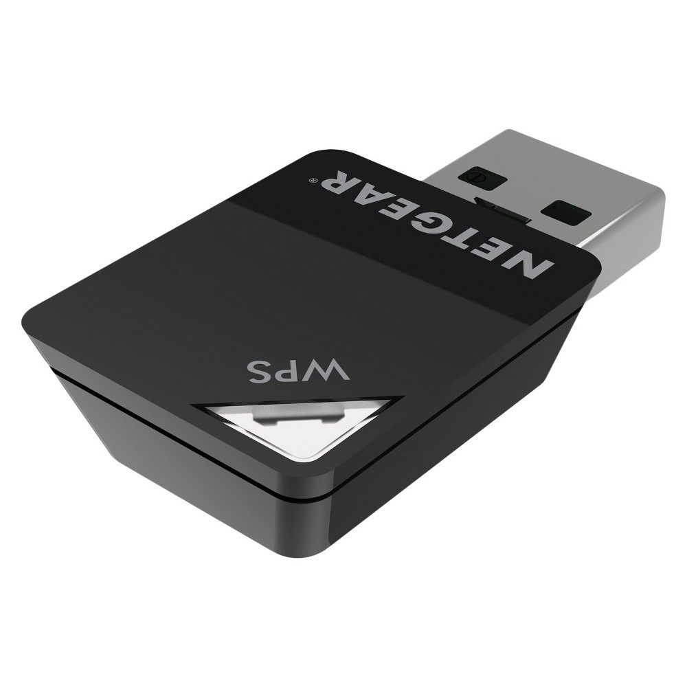 slide 4 of 5, Netgear Wireless AC Adapter AC600 Dual Band - Black (A6100), 1 ct