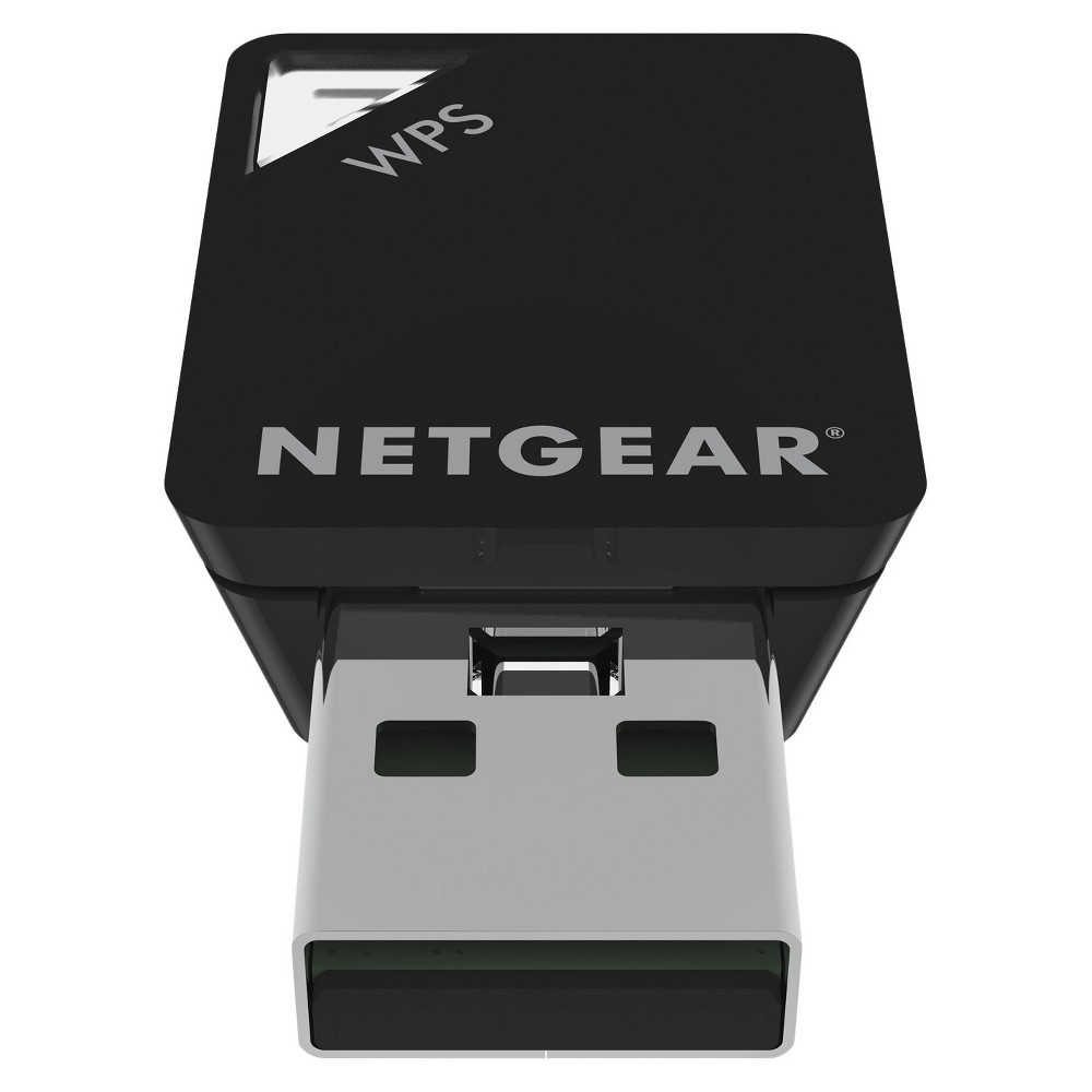 slide 5 of 5, Netgear Wireless AC Adapter AC600 Dual Band - Black (A6100), 1 ct