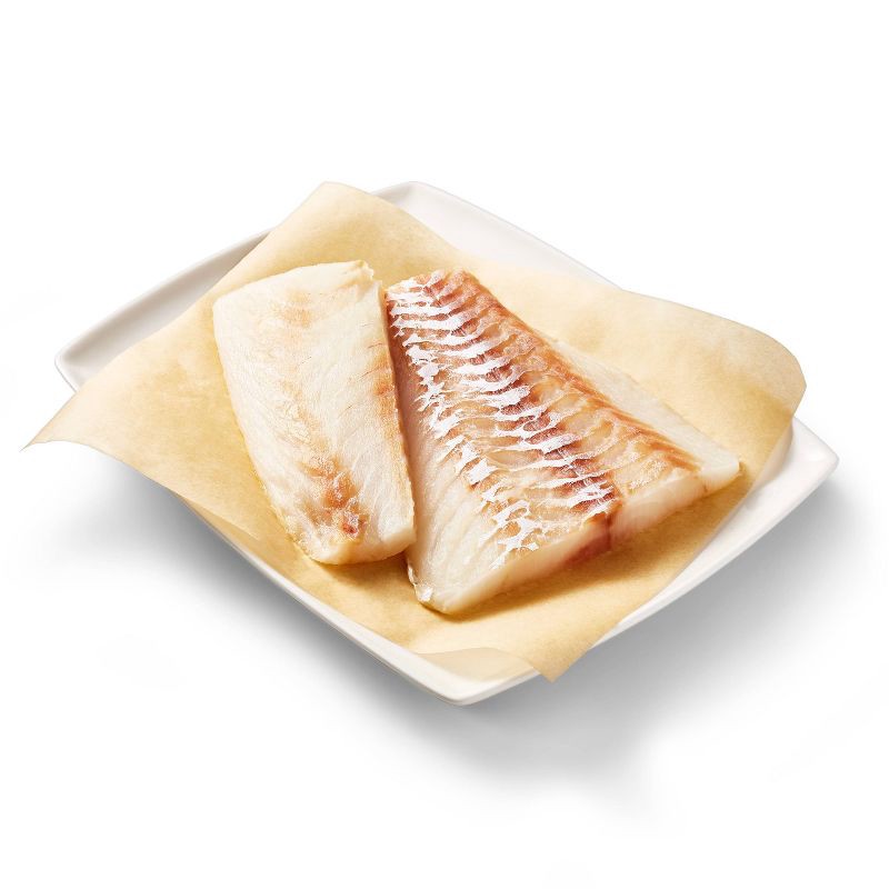 slide 3 of 4, Alaska Cod Skinless Boneless Fillets - Frozen - 16oz - Good & Gather™, 16 oz