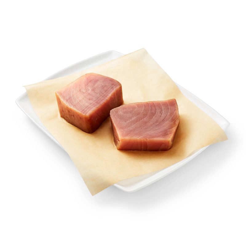slide 2 of 3, Wild Caught Yellowfin Tuna - Frozen - 16oz - Good & Gather™, 16 oz