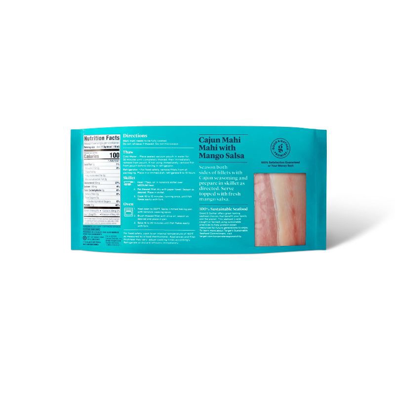 slide 2 of 3, Wild Caught Mahi Mahi Skinless Boneless Fillets - Frozen - 16oz - Good & Gather™, 16 oz