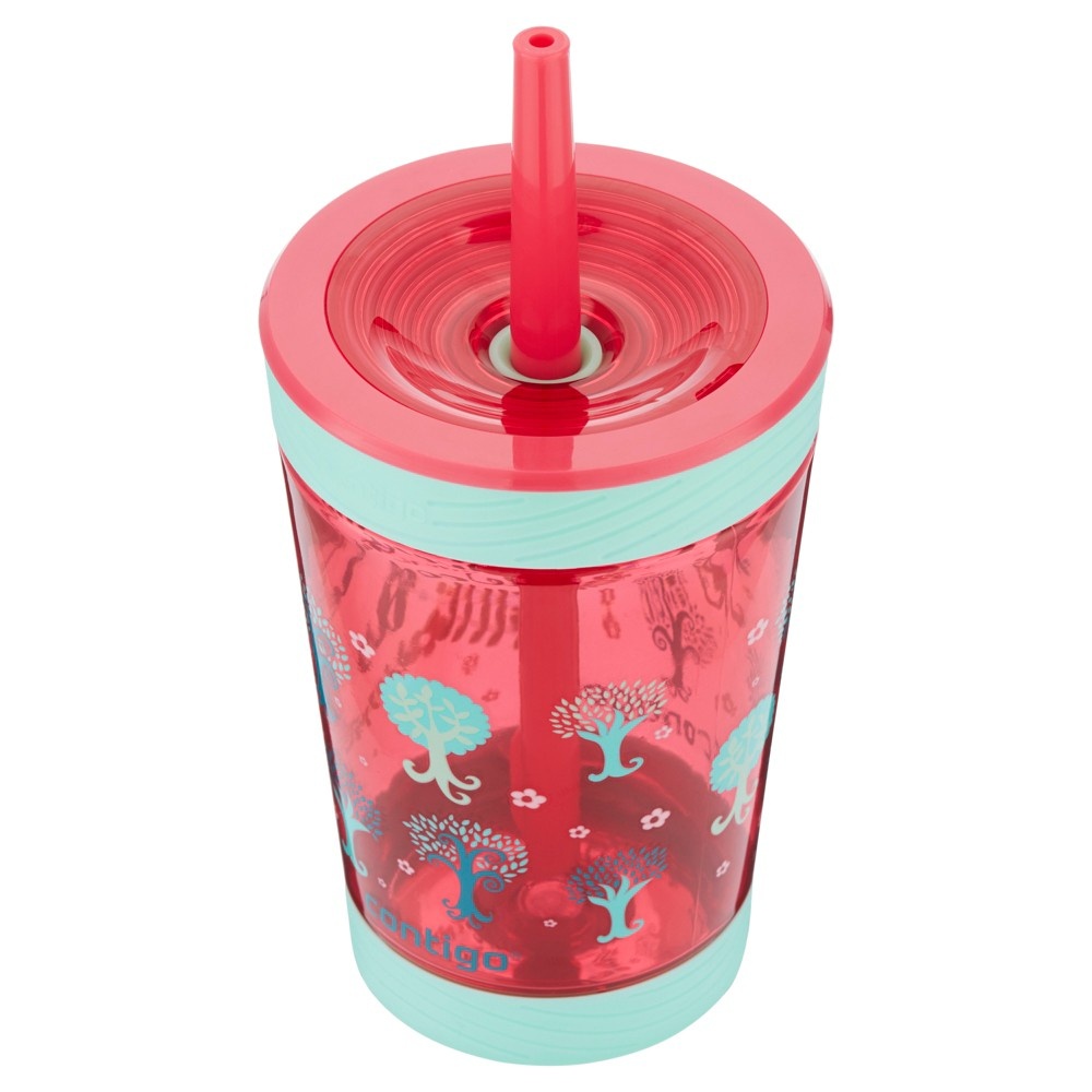 slide 2 of 4, Contigo Spill-Proof Plastic Tumbler - Pink Adventure, 14 oz