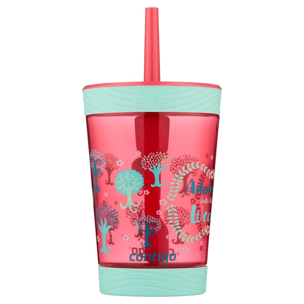 slide 3 of 4, Contigo Spill-Proof Plastic Tumbler - Pink Adventure, 14 oz