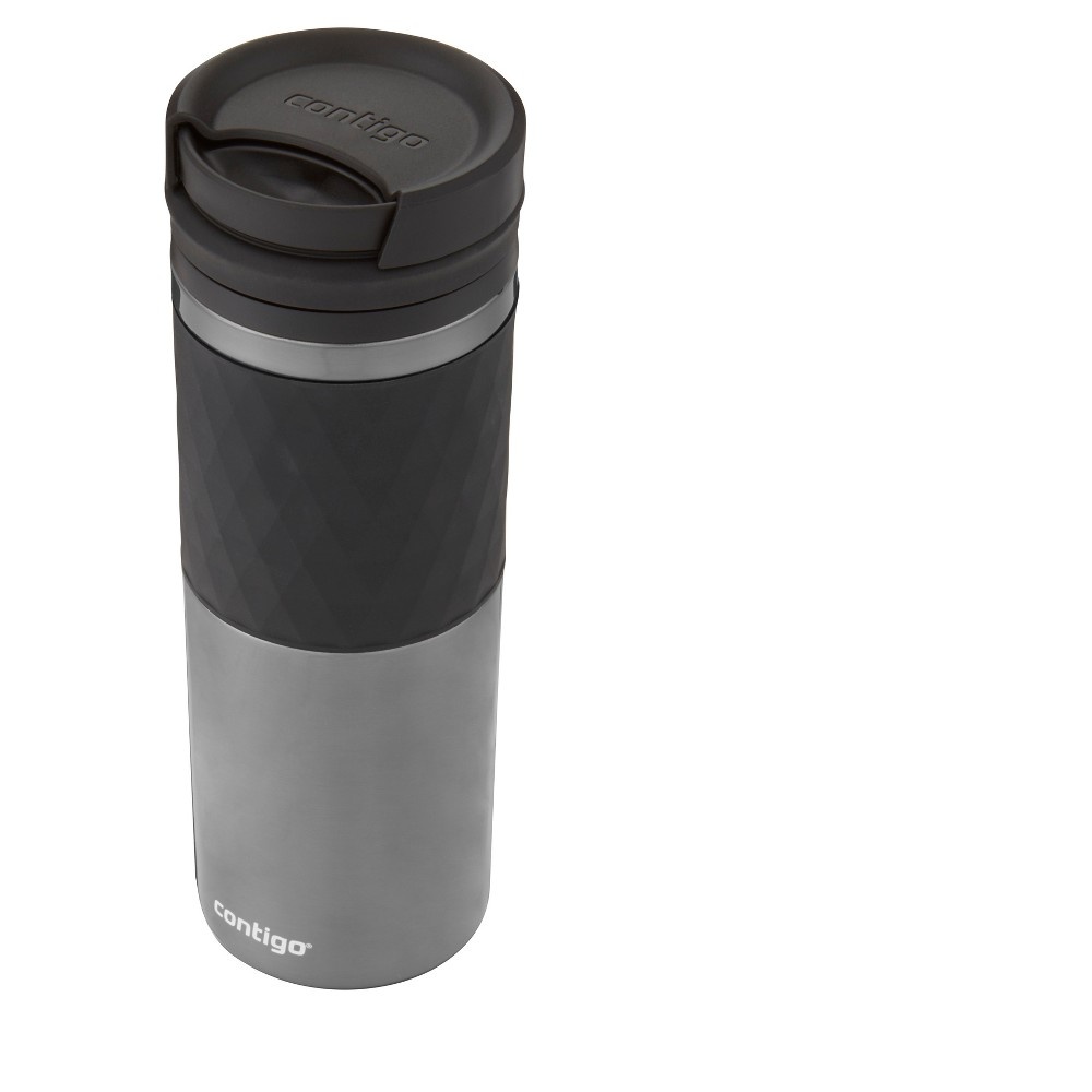 slide 5 of 6, Contigo TwistSeal - Portable Beverage Mug - Silver, 16 oz