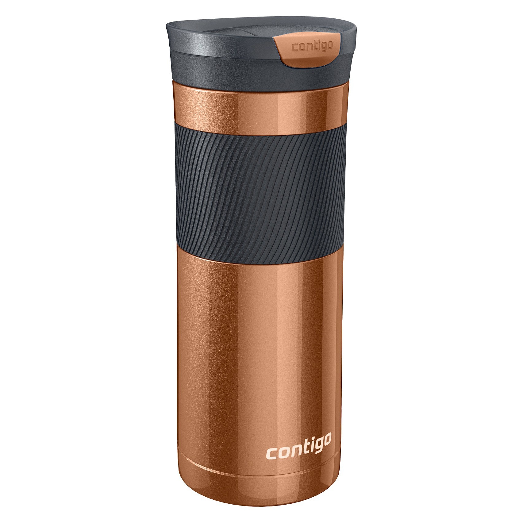 slide 1 of 1, Contigo SnapSeal Stainless Steel Travel Mug - Copper, 20 oz