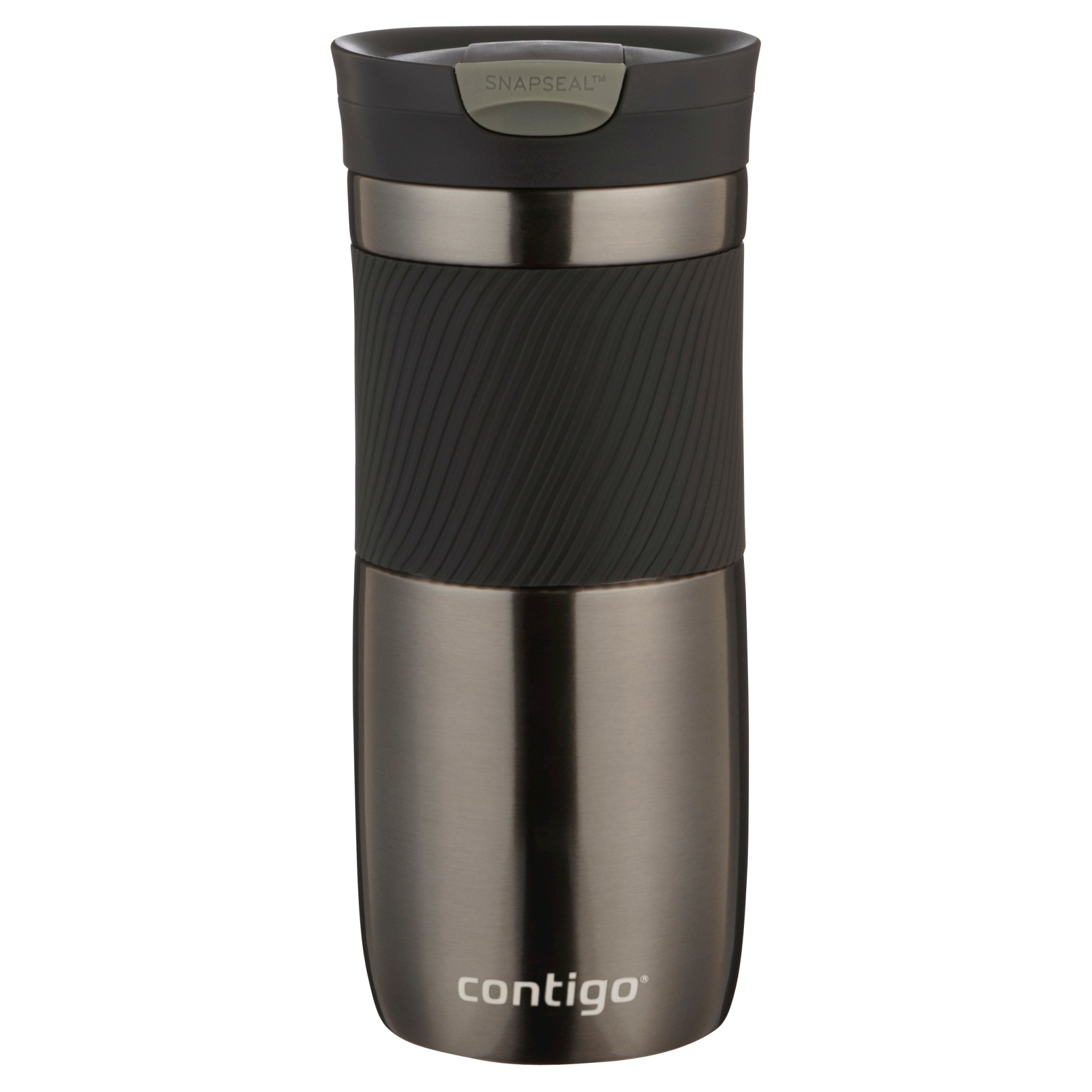 slide 1 of 4, Contigo Snapseal Stainless Steel Travel Mug - Gunmetal, 16 oz