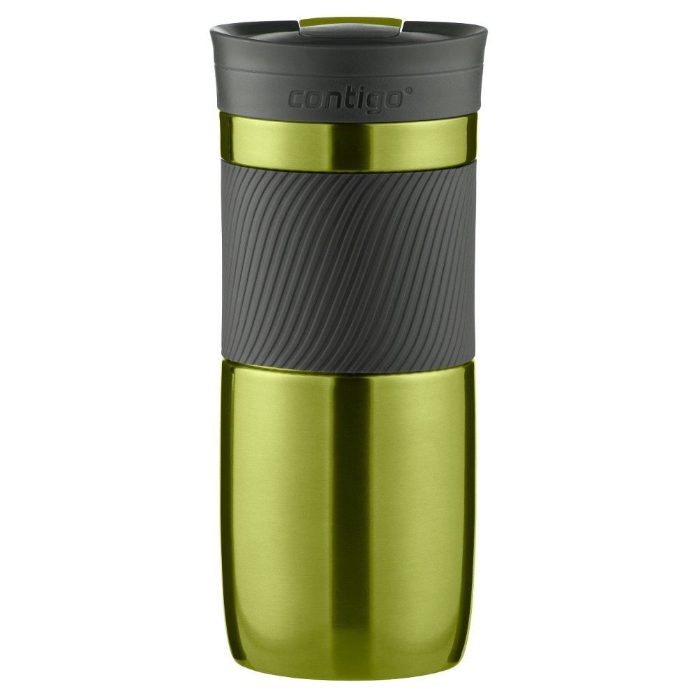 slide 2 of 4, Contigo Snapseal Byron Stainless Travel Mug - Woodbine Green, 16 oz