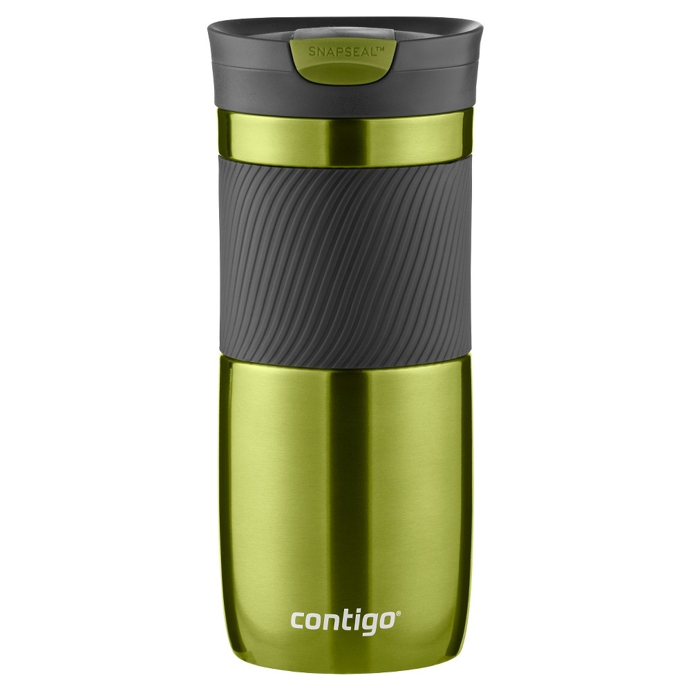 slide 3 of 4, Contigo Snapseal Byron Stainless Travel Mug - Woodbine Green, 16 oz