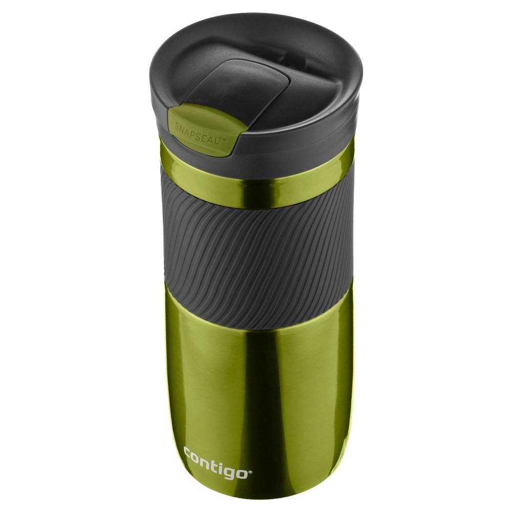 slide 4 of 4, Contigo Snapseal Byron Stainless Travel Mug - Woodbine Green, 16 oz