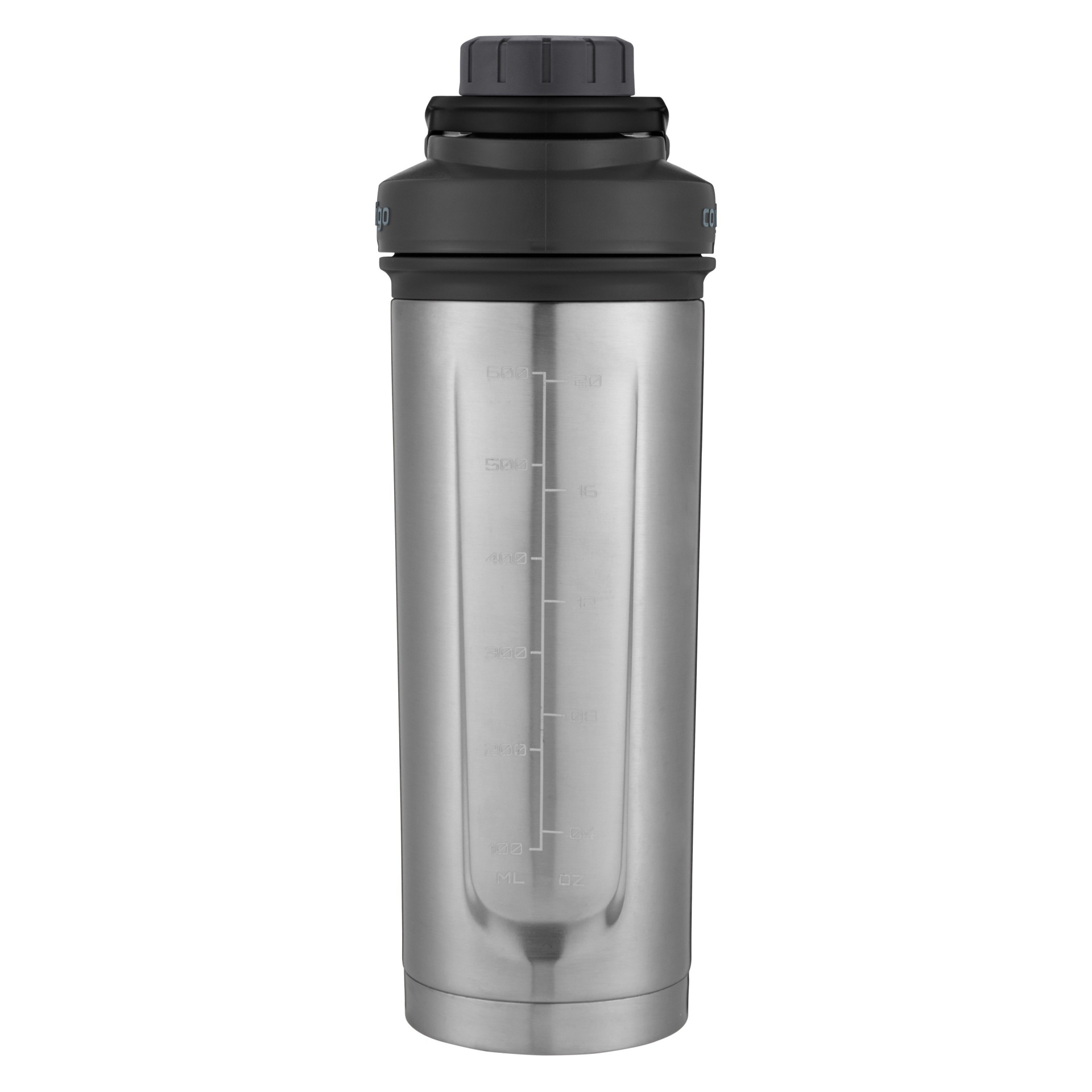 slide 1 of 5, Contigo Shake and Go Fit Thermalock Hydration Bottle Silver, 24 oz