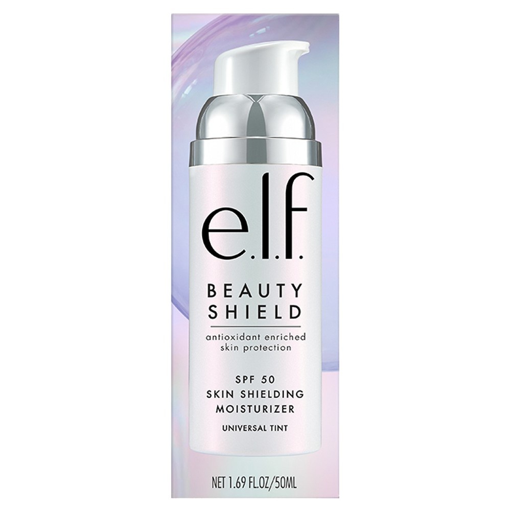 slide 2 of 3, e.l.f. Skin Shielding Moisturizer SPF 50, 1.69 fl oz