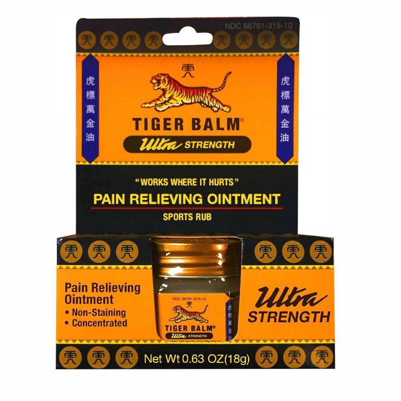 slide 1 of 7, Tiger Balm Ultra Strength Ointment - 0.63oz, 0.63 oz