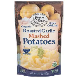 Edward & Sons Organic Quick Cooking Roasted Garlic Mashed Potatoes 3.5 oz