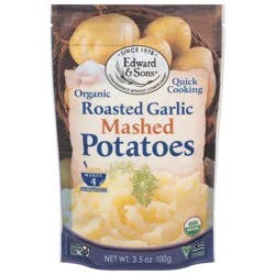 Edward & Sons Organic Quick Cooking Roasted Garlic Mashed Potatoes 3.5 oz