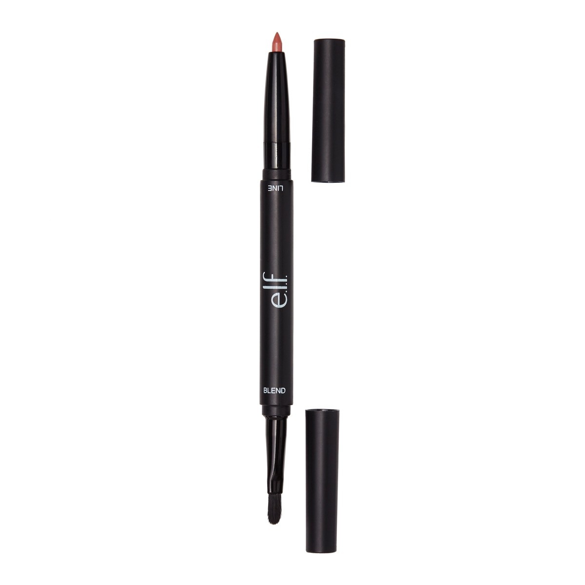 slide 1 of 2, e.l.f. Lip Liner & Blending Brush Nude Pink, 0.01 oz