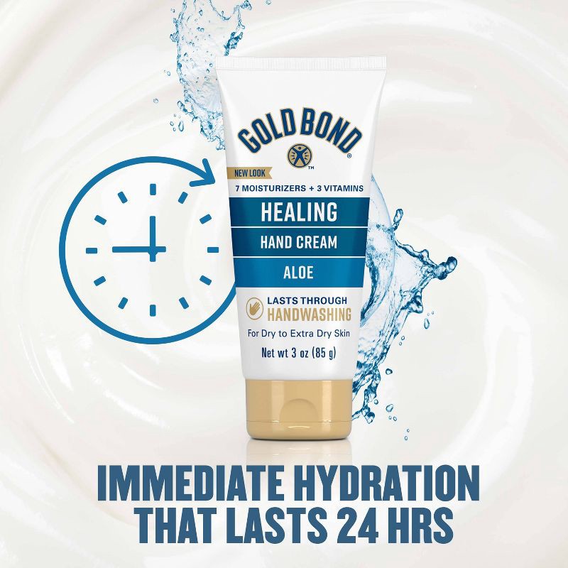 slide 4 of 7, Gold Bond Healing Aloe Hand Cream Fresh for Dry Skin - 3oz, 3 oz
