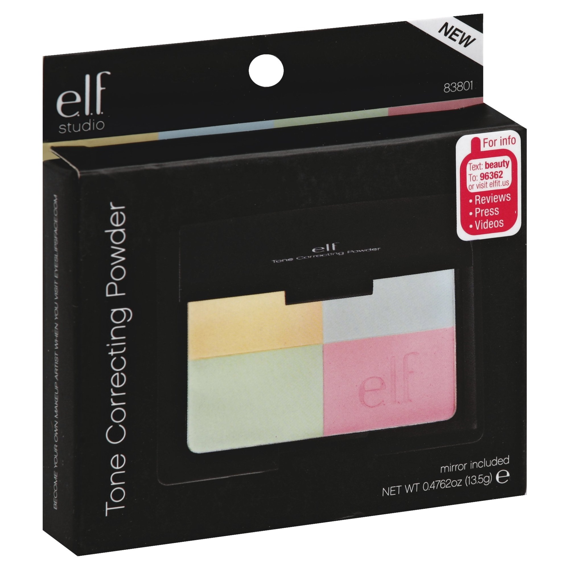 slide 1 of 5, e.l.f. Tone Correcting Powder Cool, 0.48 oz