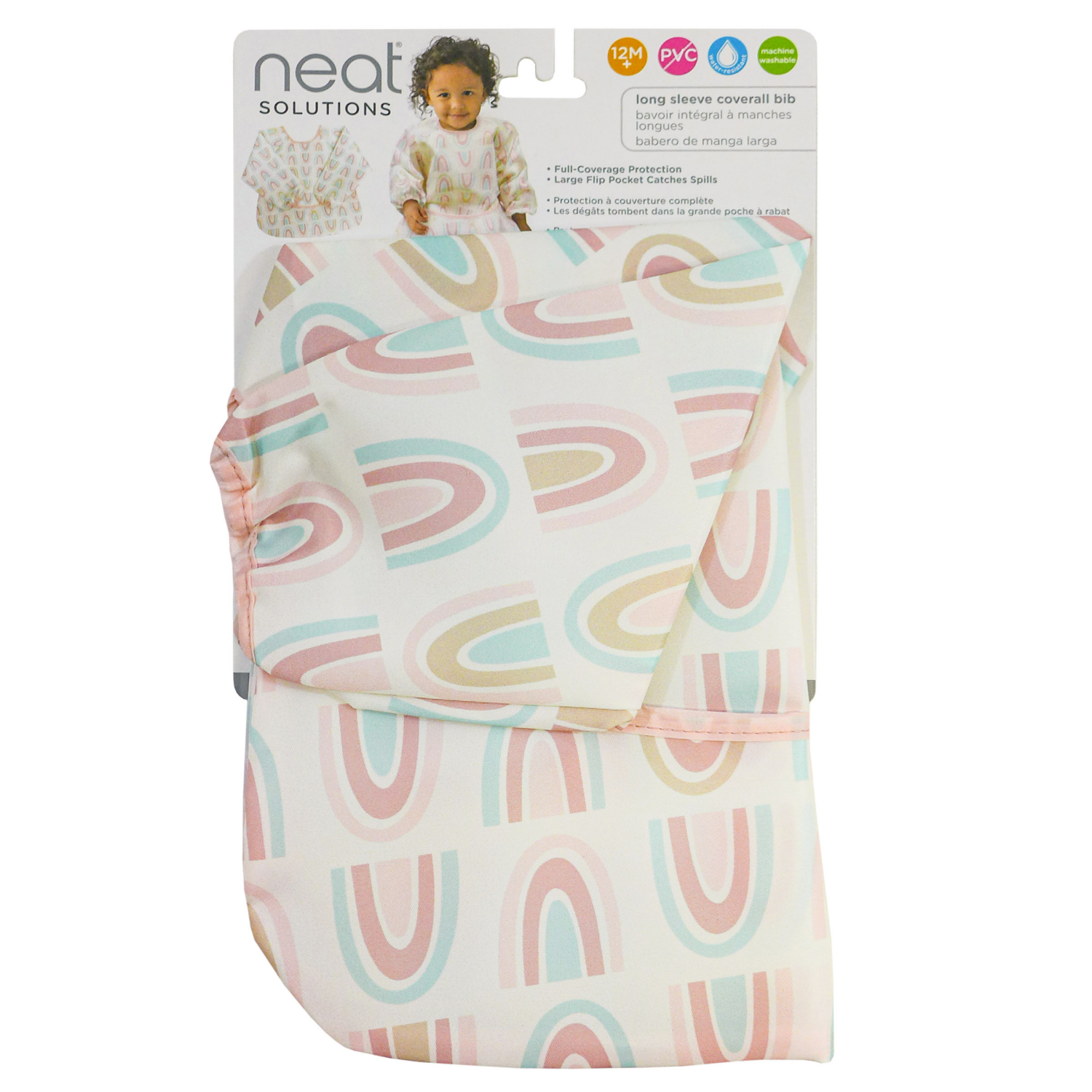 slide 1 of 1, Neat Solutions Long Sleeve Coverall Bib 2744M, 1 ct