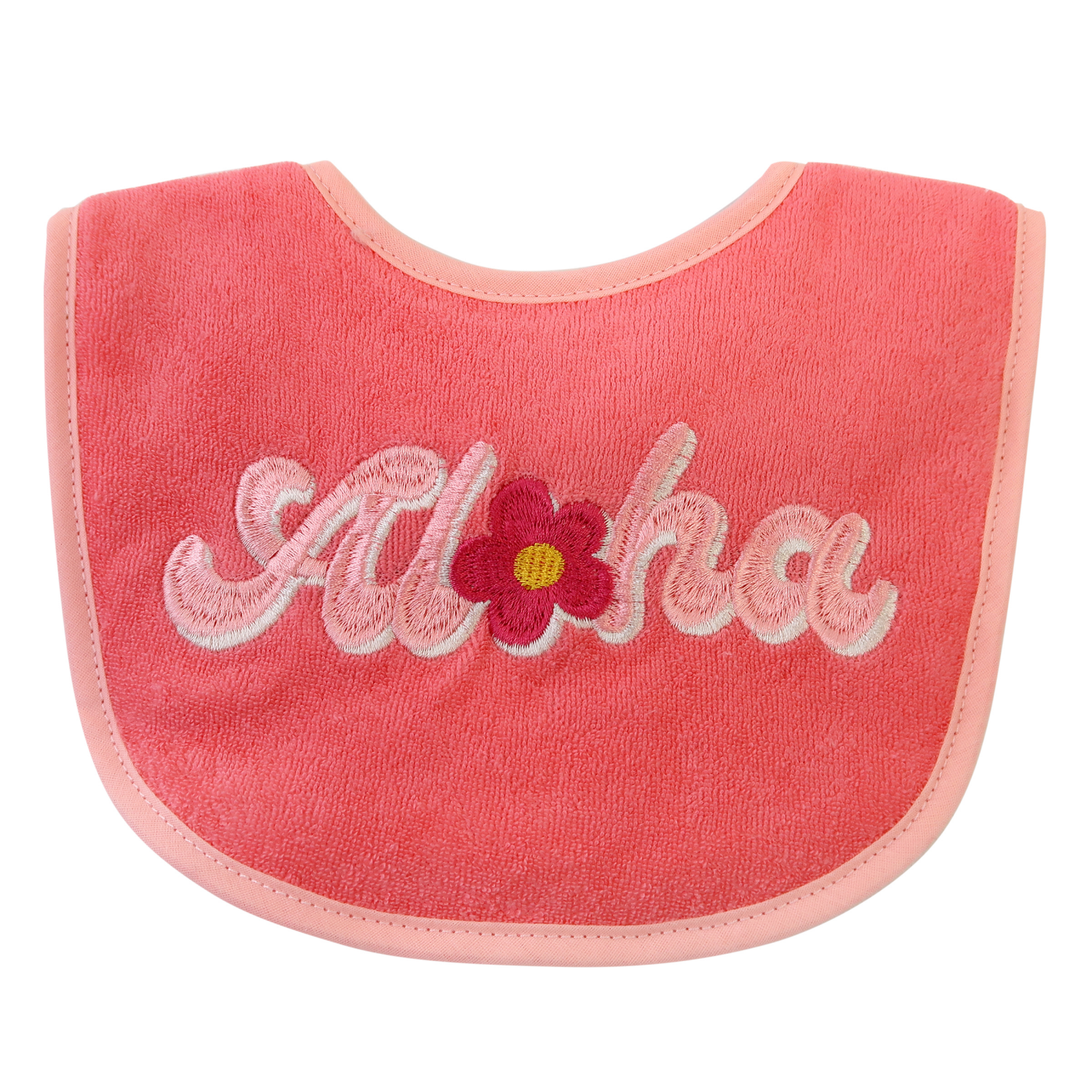 slide 5 of 5, Neat Solutions Neat Sol 3Pk Drooler Bib Girl Think Pink, 3 ct